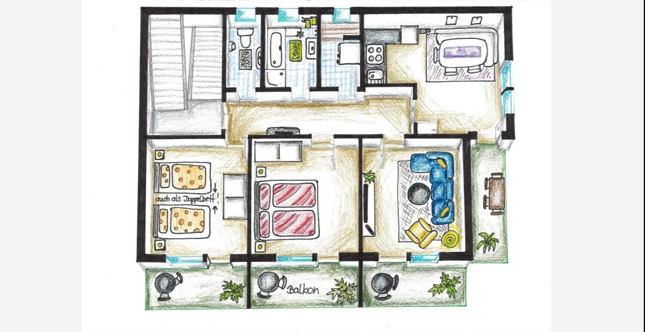 Angerpartments-Sonnige Grosse Wohnung Mit Balkon Und Kostenlosen Parkplatz Dobriach Luaran gambar